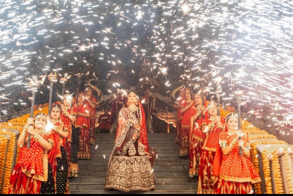 Nishi's royal bridal entry